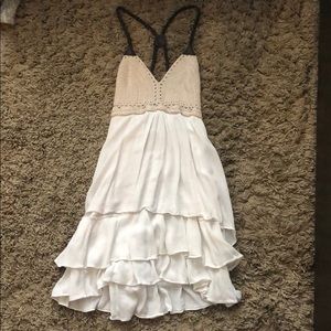 Women’s small white dress